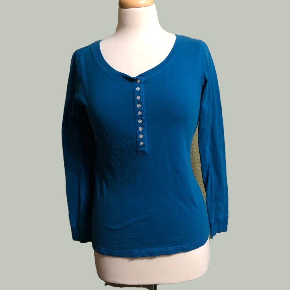 LFL Women Blue Long Sleeve T-Shirt